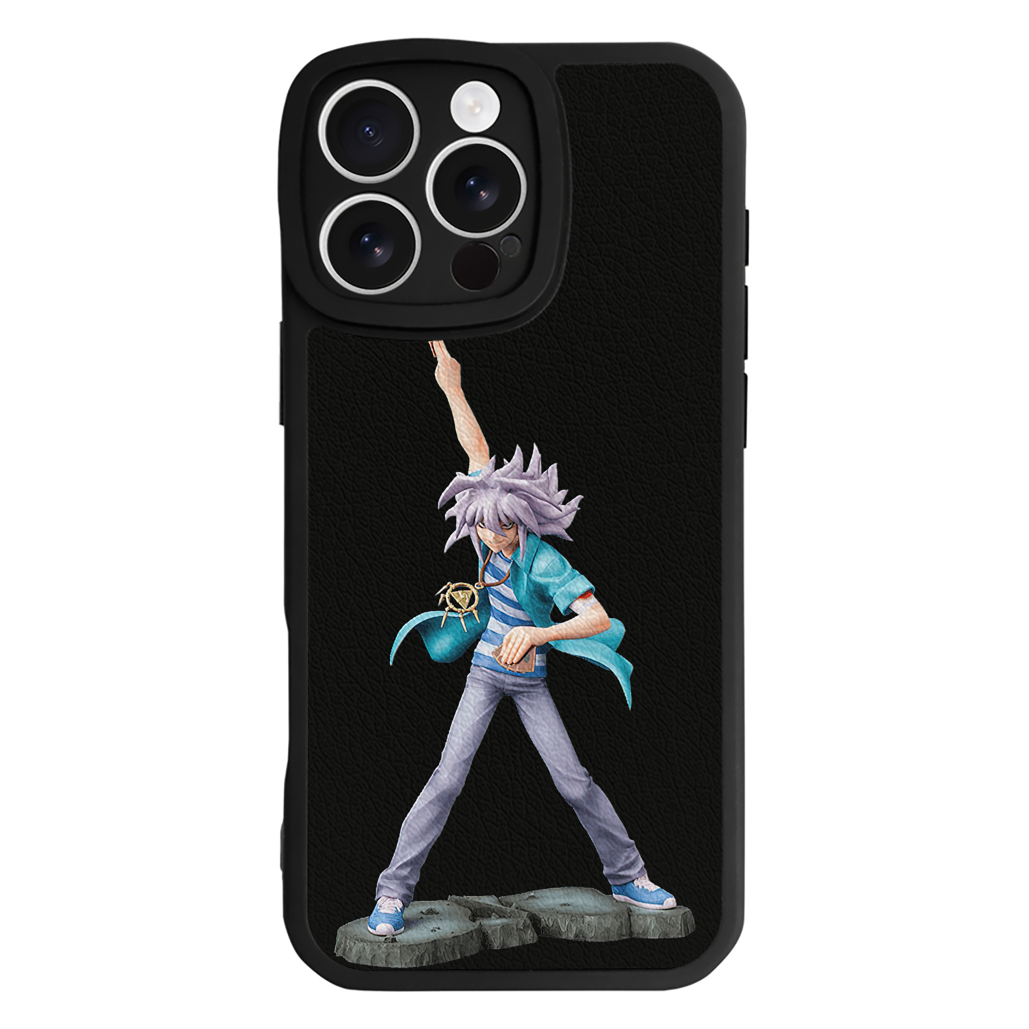 遊☆戯☆王 Yu-Gi-Oh! 【iPhone 16シリーズ対応】シリコンスマホケース（レザー調） 材質：シリコン